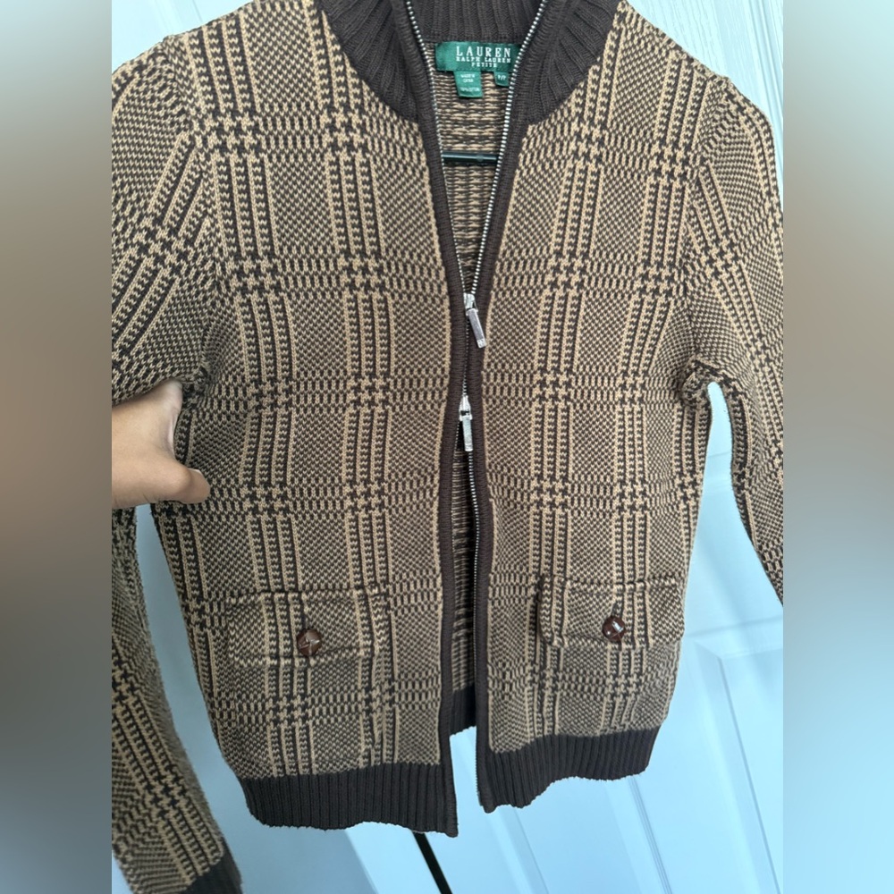 Ralph Lauren zip up sweater